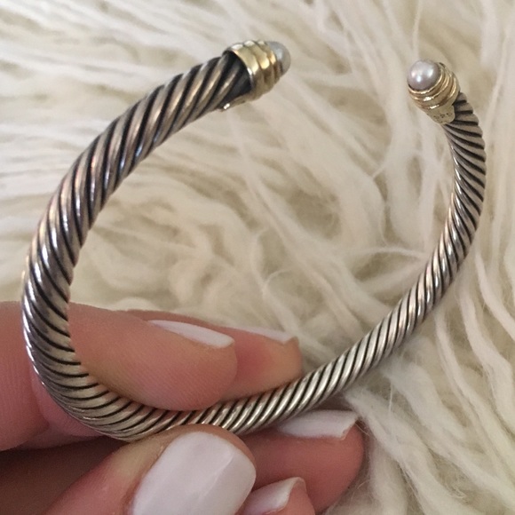 David Yurman Jewelry - David Yurman Authentic Cable Pearl bracelet